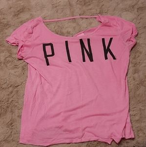 Pink Victoria's secret pink t shirt sz xs-s